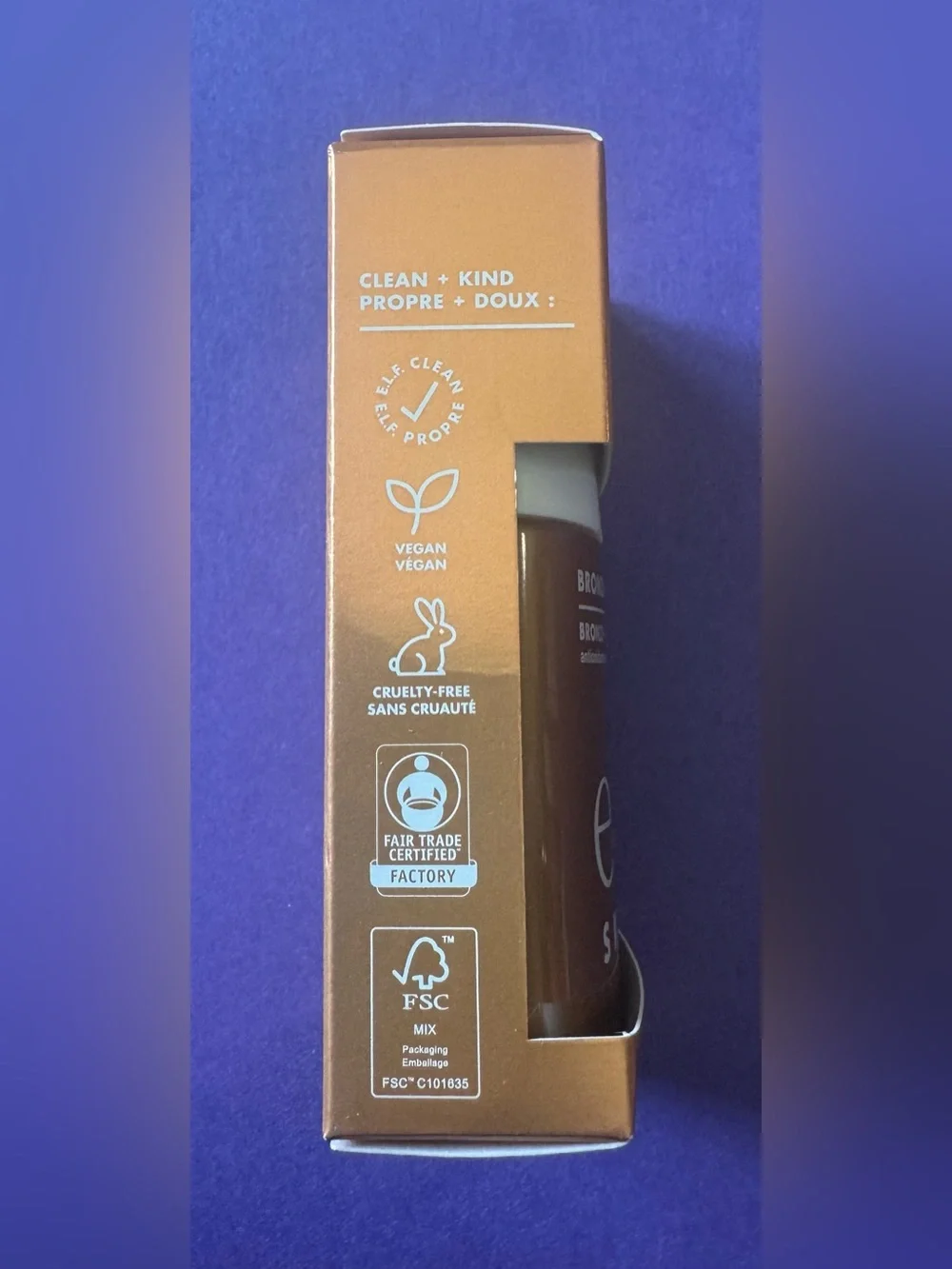 NEW e.l.f. SKIN Pure Gold Bronzing Drops 1 oz